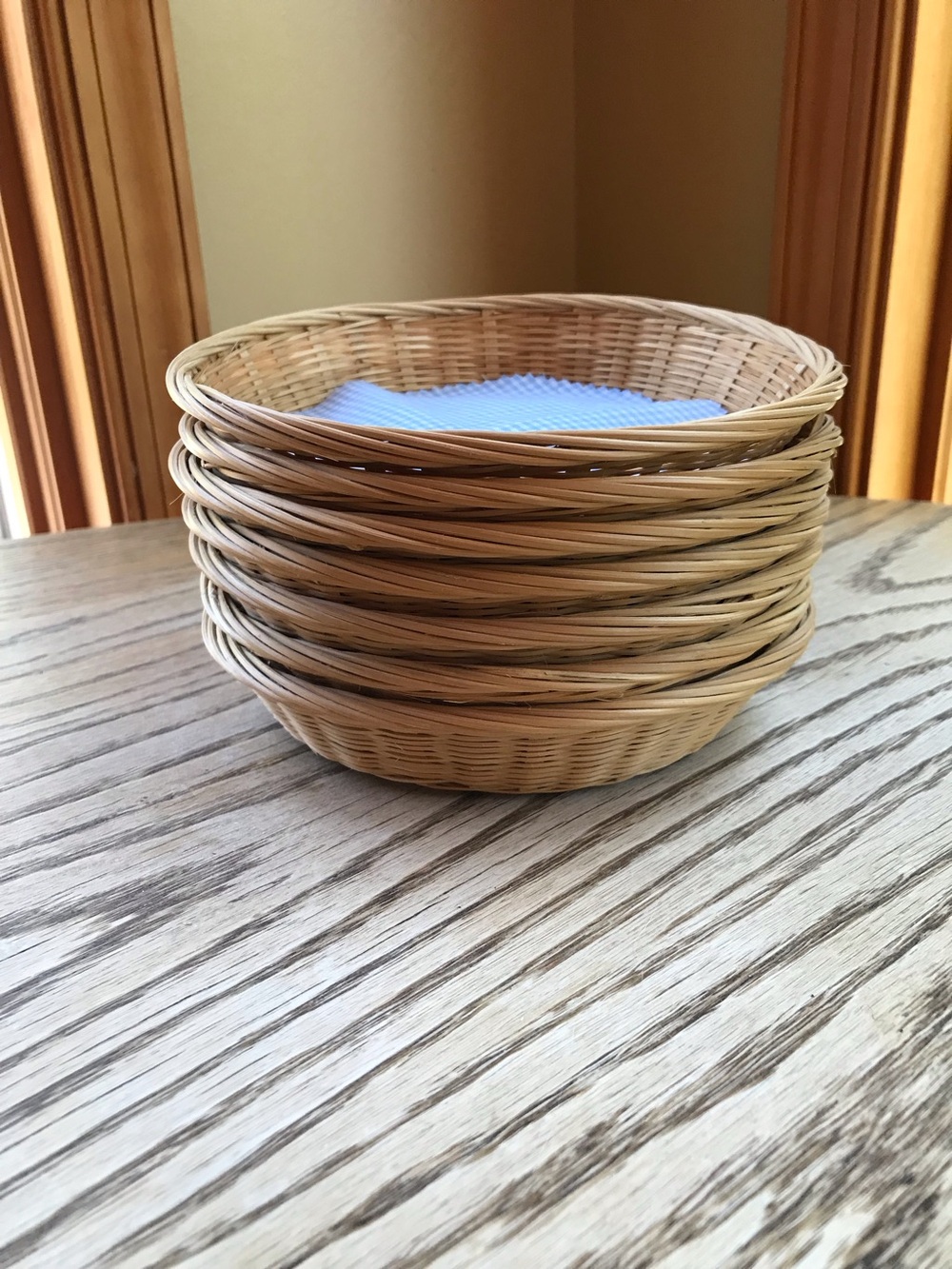 VTG Rattan Basket Set - Picture 2 of 10